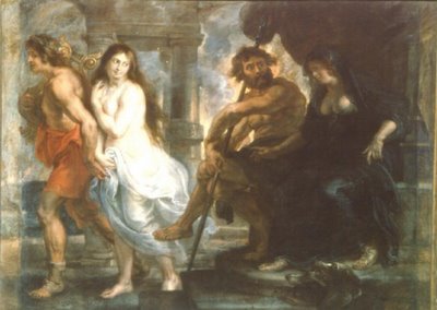 Orpheus and Euridice by Rubens